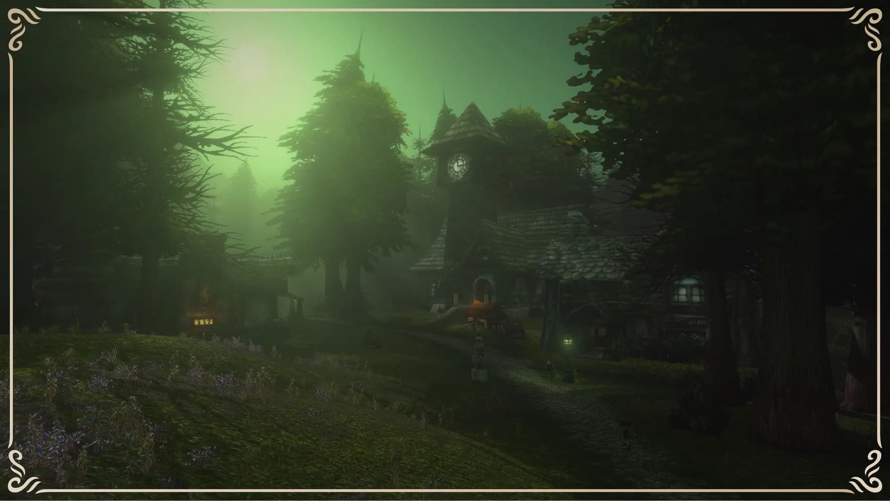 A forest settlement in Blizzard's WoW Forever preview